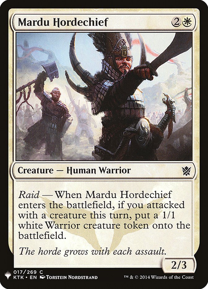 Mardu Hordechief - The List (PLST)