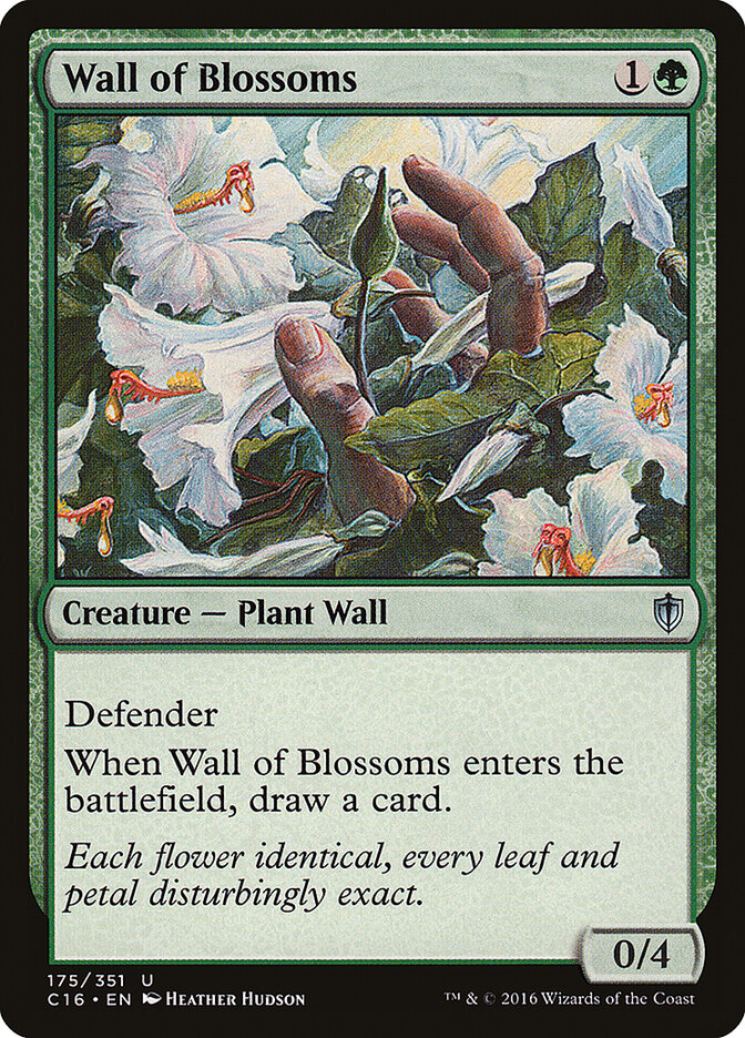 Wall of Blossoms (175) - Commander 2016 (C16)