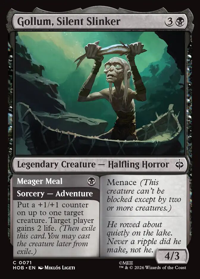 Gollum, Silent Slinker // Meager Meal (71) - The Hobbit (HOB)