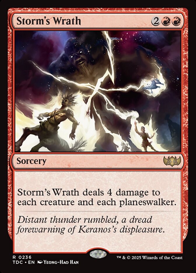 Storm's Wrath (236) - Tarkir: Dragonstorm Commander (TDC)