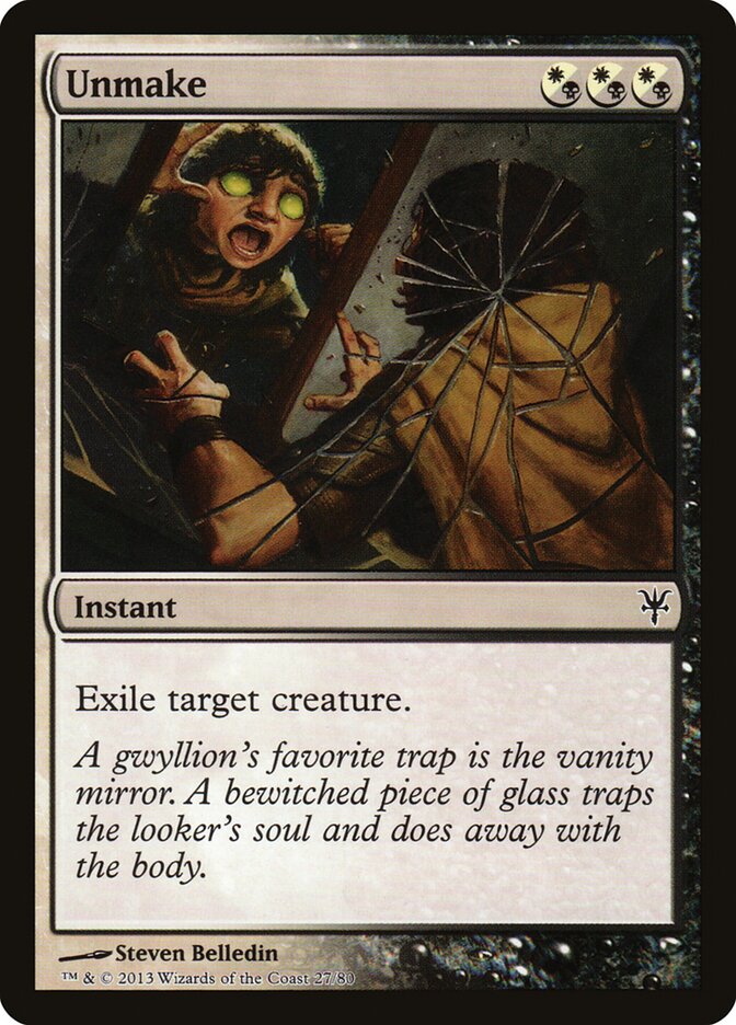 Unmake (27) - Duel Decks: Sorin vs. Tibalt (DDK)