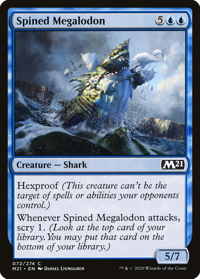Spined Megalodon (72) - Core Set 2021 (M21)