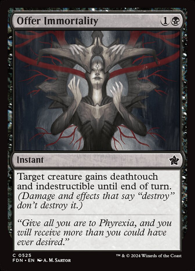 Offer Immortality (525) - Foundations (FDN)