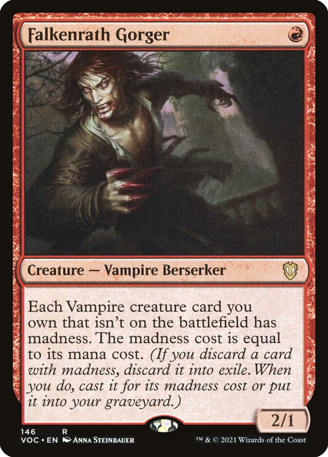 Falkenrath Gorger (146) - Crimson Vow Commander (VOC)