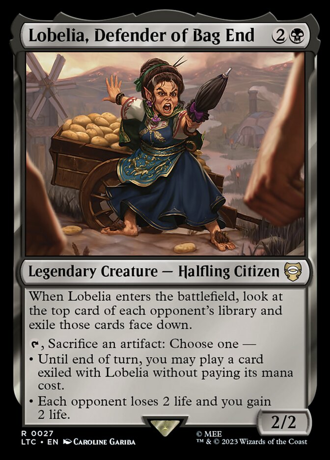 Lobelia, Defender of Bag End (27) - Tales of Middle-earth Commander (LTC)