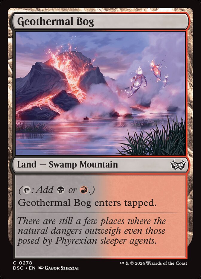Geothermal Bog (278) - Duskmourn: House of Horror Commander (DSC)