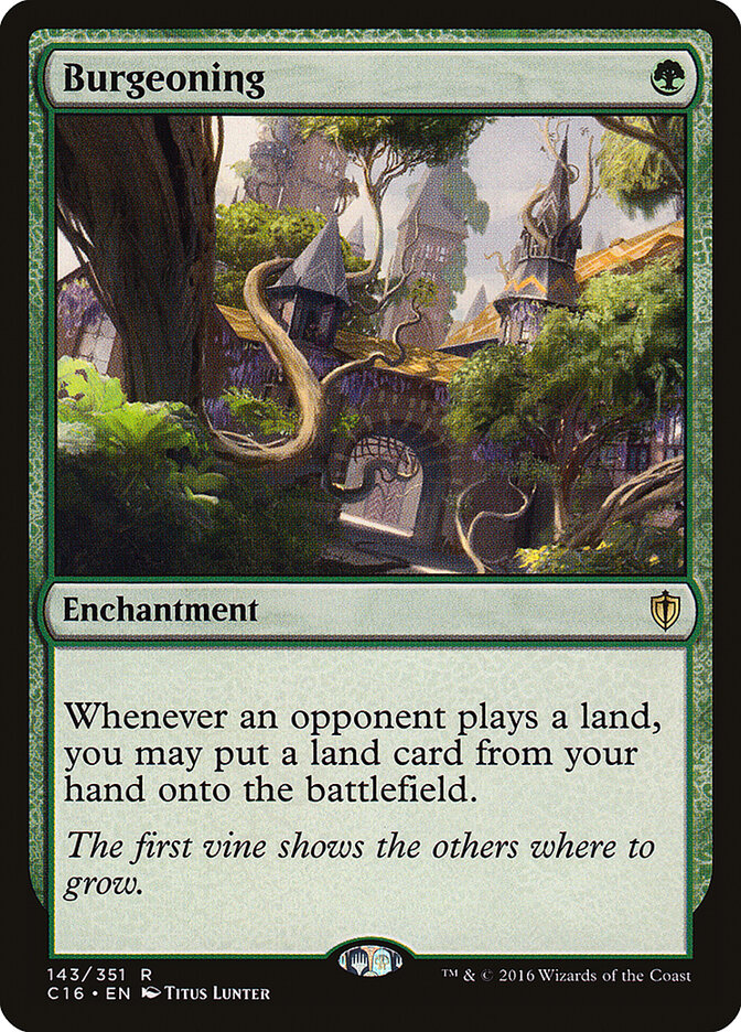 Burgeoning (143) - Commander 2016 (C16)