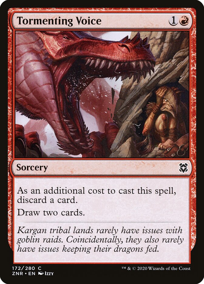 Tormenting Voice (172) - Zendikar Rising (ZNR)