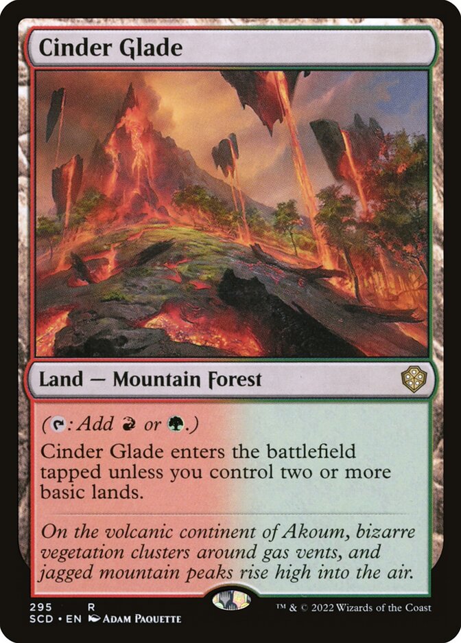 Cinder Glade (295) - Starter Commander Decks (SCD)