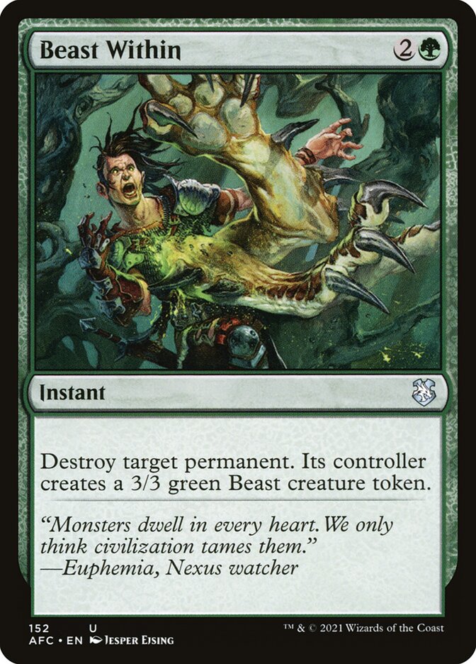 Beast Within (152) - Forgotten Realms Commander (AFC)