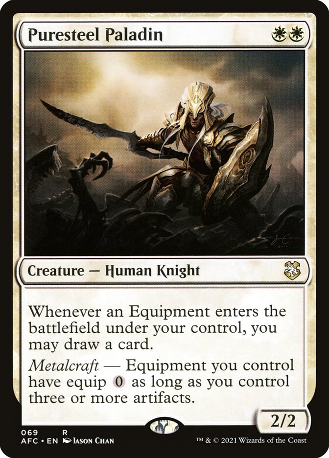 Puresteel Paladin (69) - Forgotten Realms Commander (AFC)