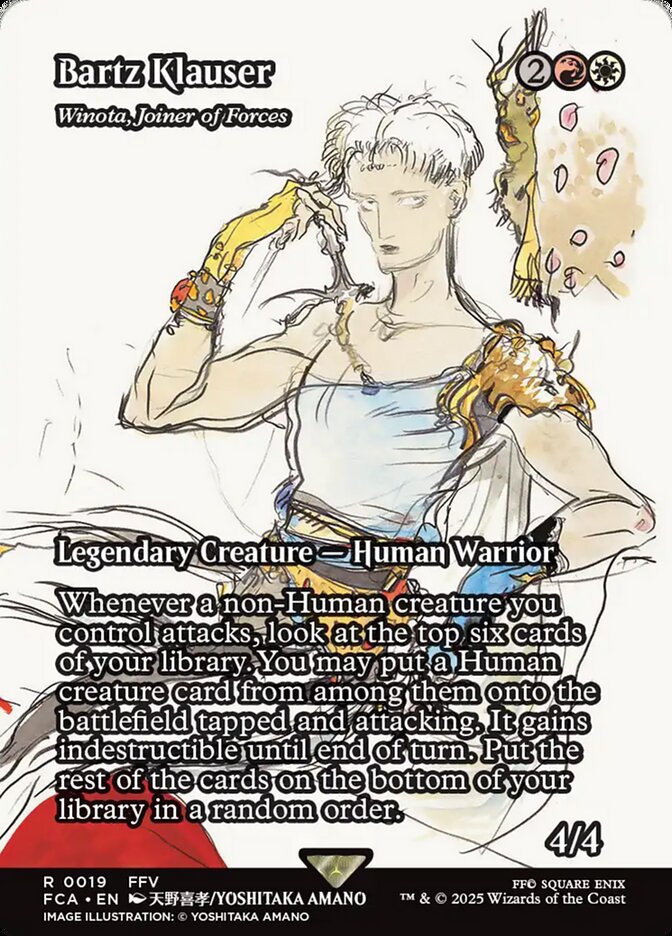 Bartz Klauser - Winota, Joiner of Forces (19) - Final Fantasy: Through the Ages (FCA)