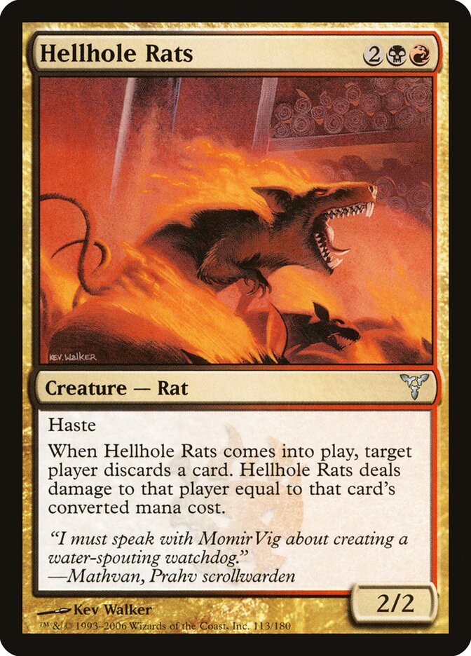 Hellhole Rats (113) - Dissension (DIS)