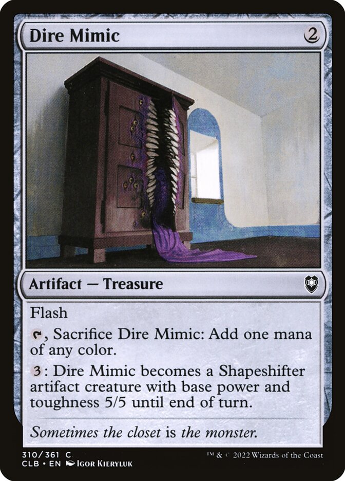 Dire Mimic (310) - Commander Legends: Battle for Baldur's Gate (CLB)