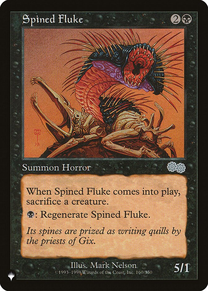 Spined Fluke (USG-160) - The List (PLST)