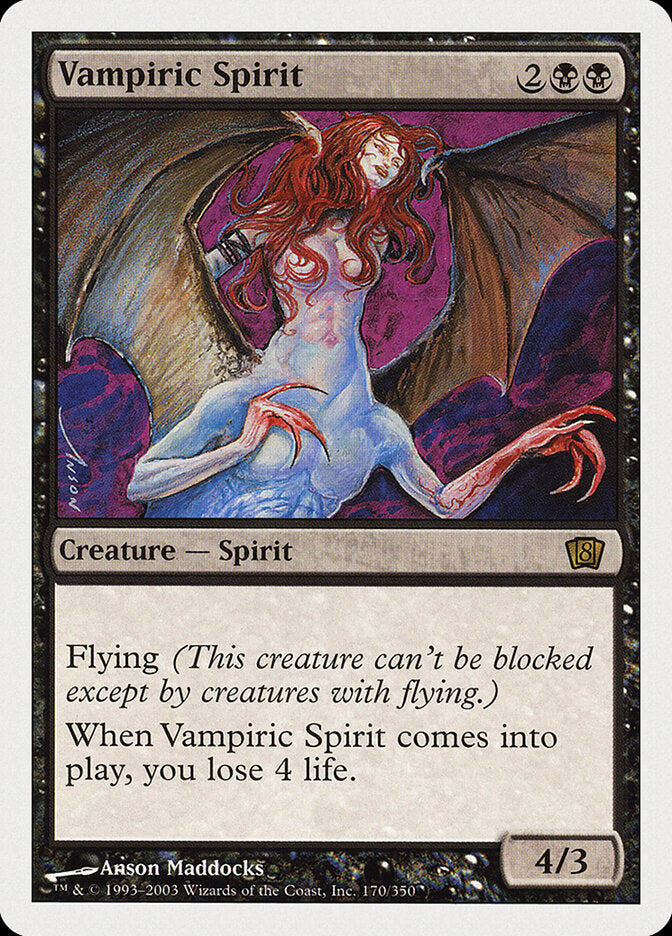 Vampiric Spirit (170) - Eighth Edition (8ED)