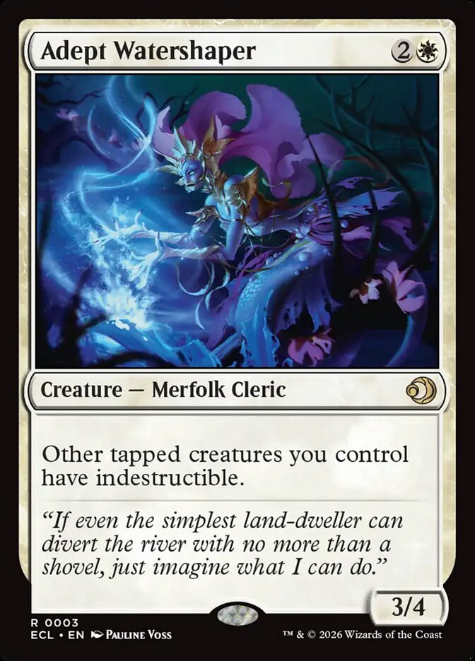 Adept Watershaper (3) - Lorwyn Eclipsed (ECL)