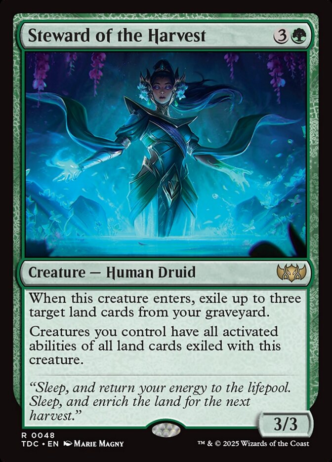Steward of the Harvest (48) - Tarkir: Dragonstorm Commander (TDC)