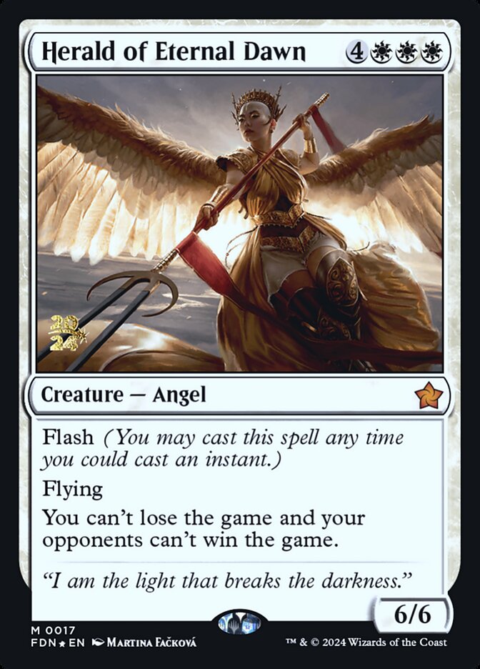 Herald of Eternal Dawn (17s) - Foundations Promos (PFDN)