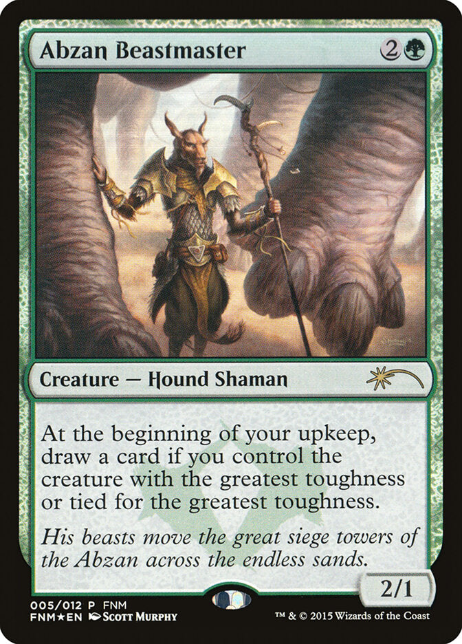 Abzan Beastmaster (5) - Friday Night Magic 2015 (F15)