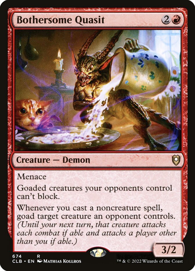 Bothersome Quasit (674) - Commander Legends: Battle for Baldur's Gate (CLB)