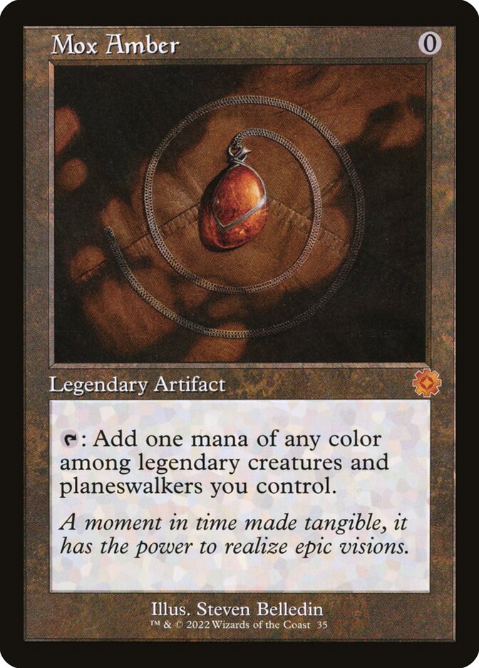 Mox Amber (35) - The Brothers' War Retro Artifacts (BRR)