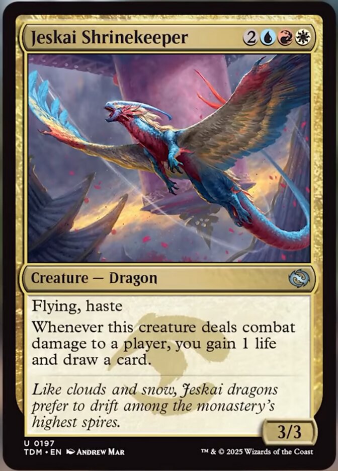 Jeskai Shrinekeeper (197) - Tarkir: Dragonstorm (TDM)