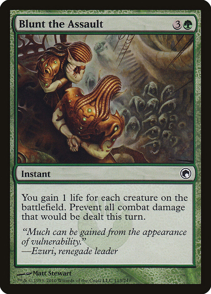 Blunt the Assault (113) - Scars of Mirrodin (SOM)