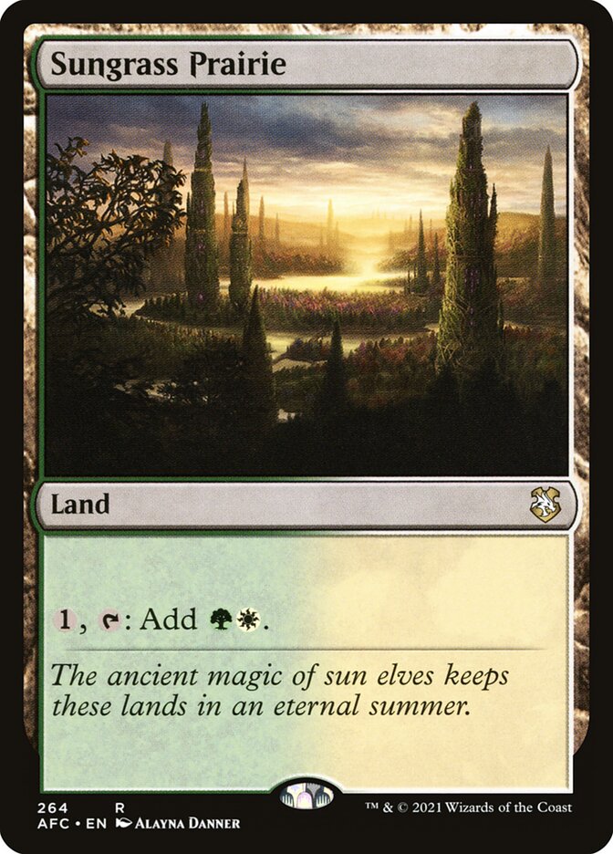 Sungrass Prairie (264) - Forgotten Realms Commander (AFC)