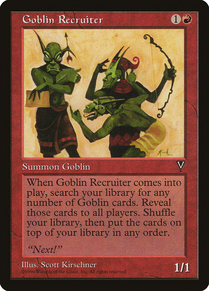 Goblin Recruiter (80) - Visions (VIS)