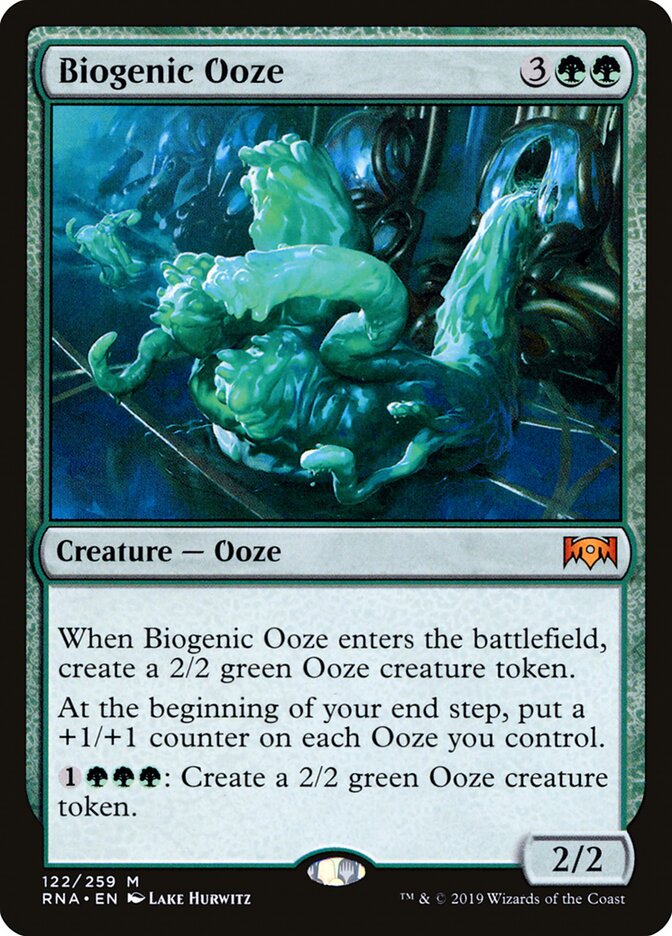 Biogenic Ooze (122) - Ravnica Allegiance (RNA)