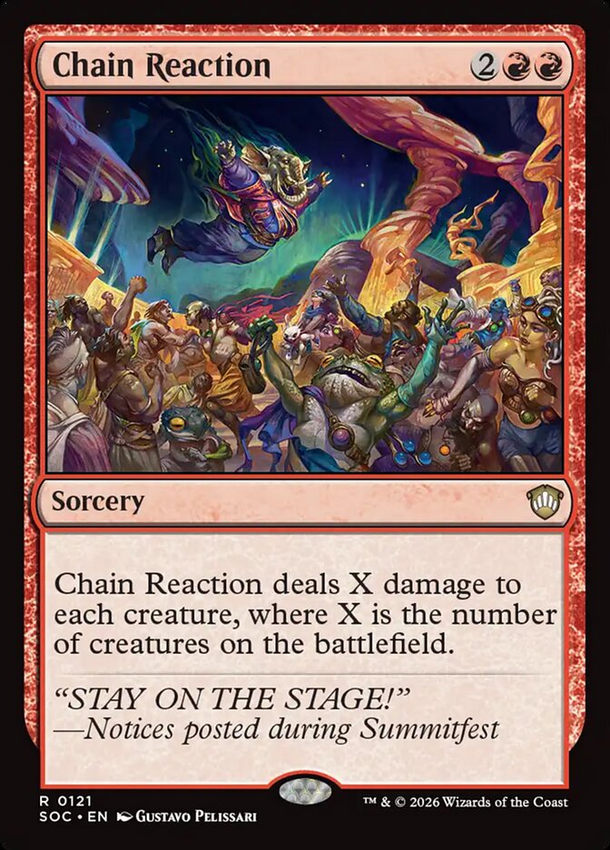 Chain Reaction (121) - Secrets of Strixhaven Commander (SOC)