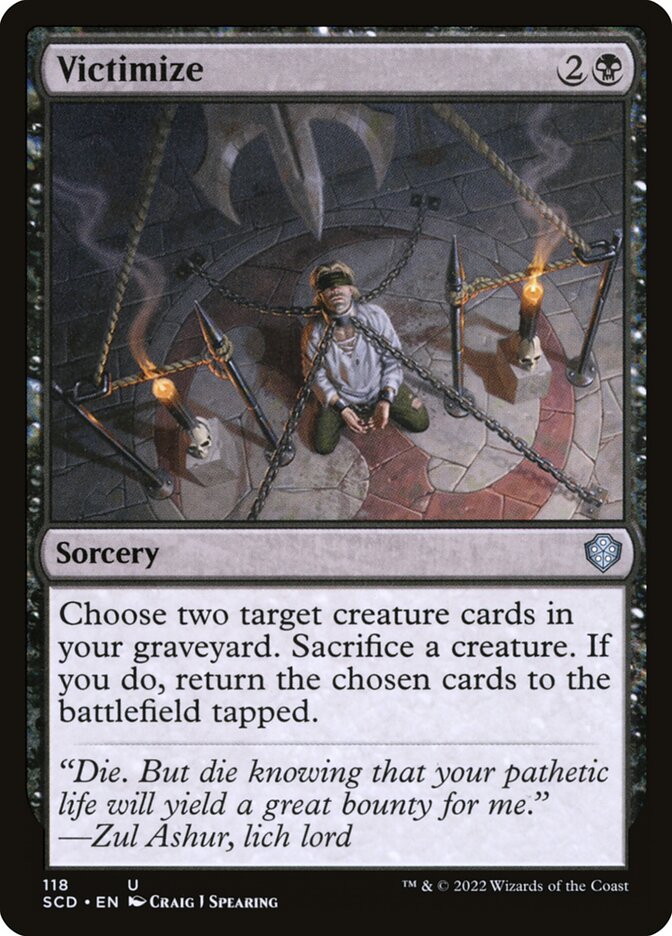 Victimize (118) - Starter Commander Decks (SCD)