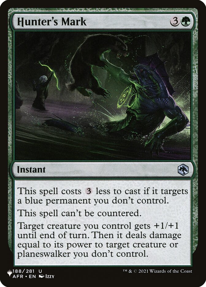 Hunter's Mark (AFR-188) - The List (PLST)