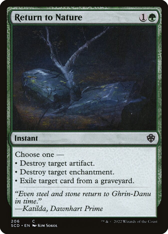 Return to Nature (206) - Starter Commander Decks (SCD)