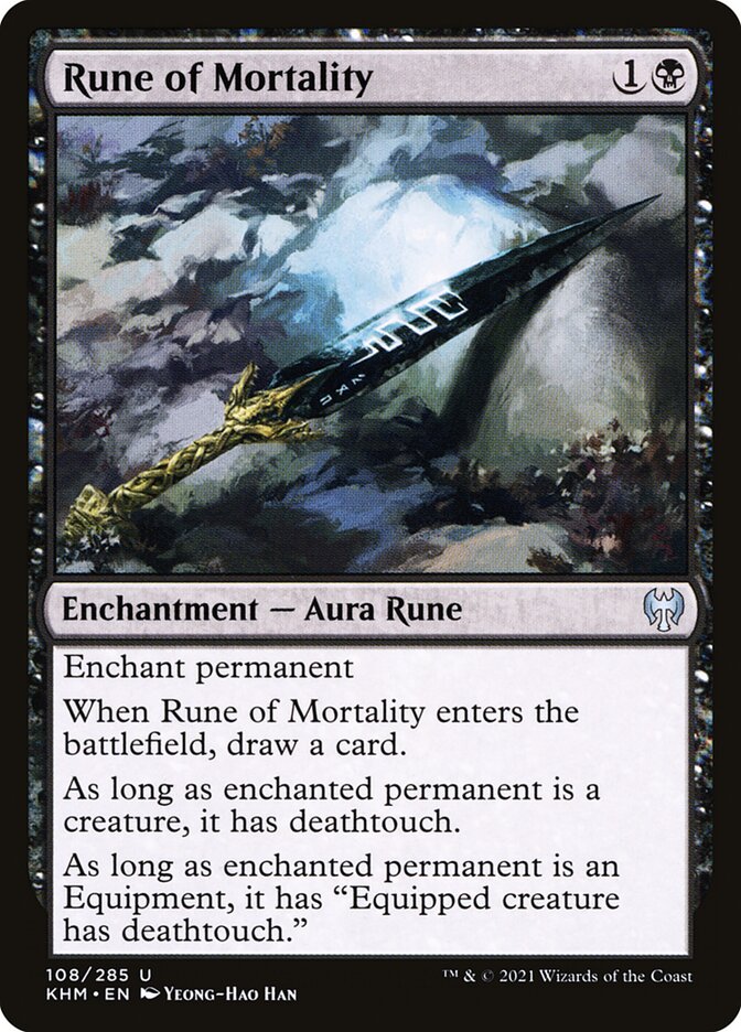 Rune of Mortality (108) - Kaldheim (KHM)