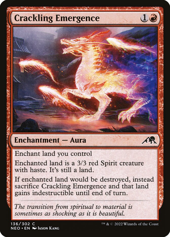 Crackling Emergence (136) - Kamigawa: Neon Dynasty (NEO)
