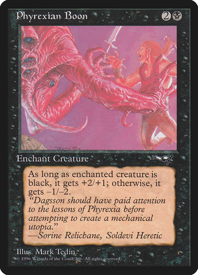 Phyrexian Boon (58b) - Alliances (ALL)