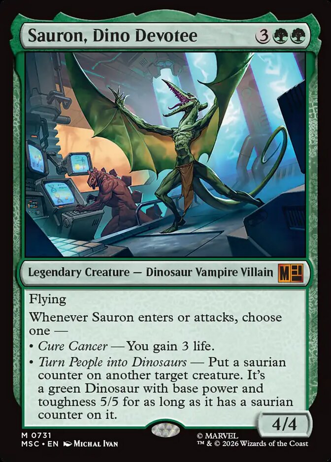 Sauron, Dino Devotee (731) - Marvel Super Heroes Commander (MSC)