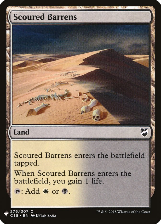Scoured Barrens - The List (PLST)