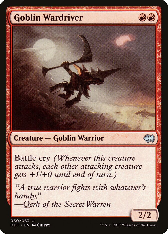 Goblin Wardriver (50) - Duel Decks: Merfolk vs. Goblins (DDT)