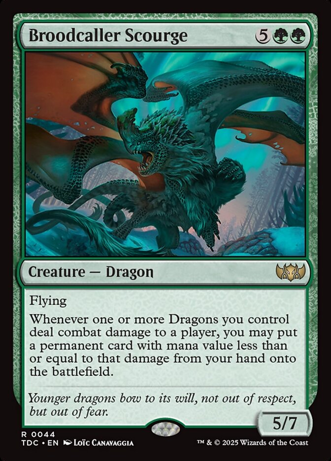 Broodcaller Scourge (44) - Tarkir: Dragonstorm Commander (TDC)