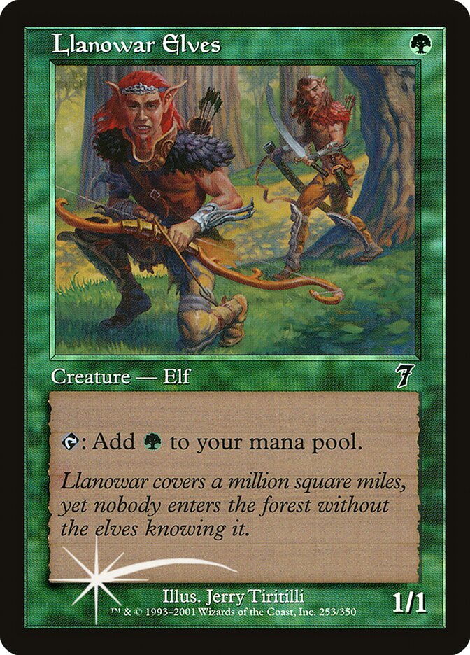 Llanowar Elves (253) - Seventh Edition (7ED)