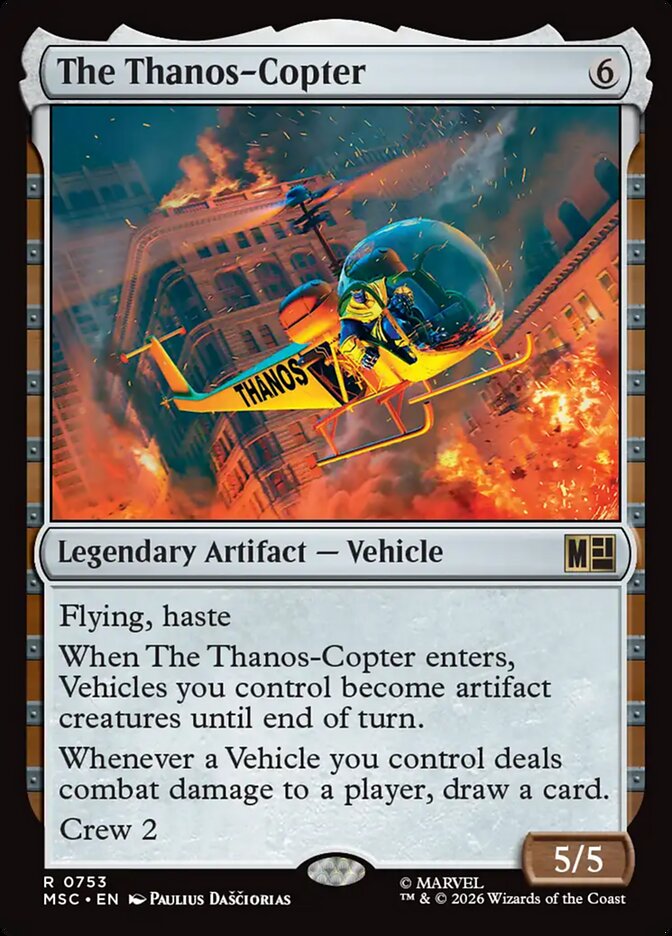 The Thanos-Copter (753) - Marvel Super Heroes Commander (MSC)