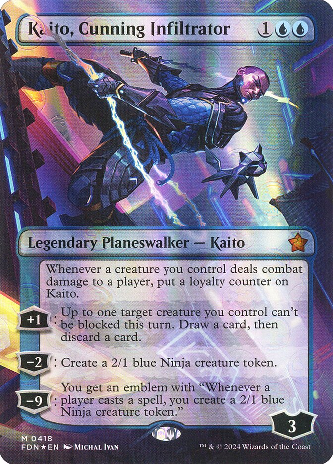 Kaito, Cunning Infiltrator (418) - Foundations (FDN)