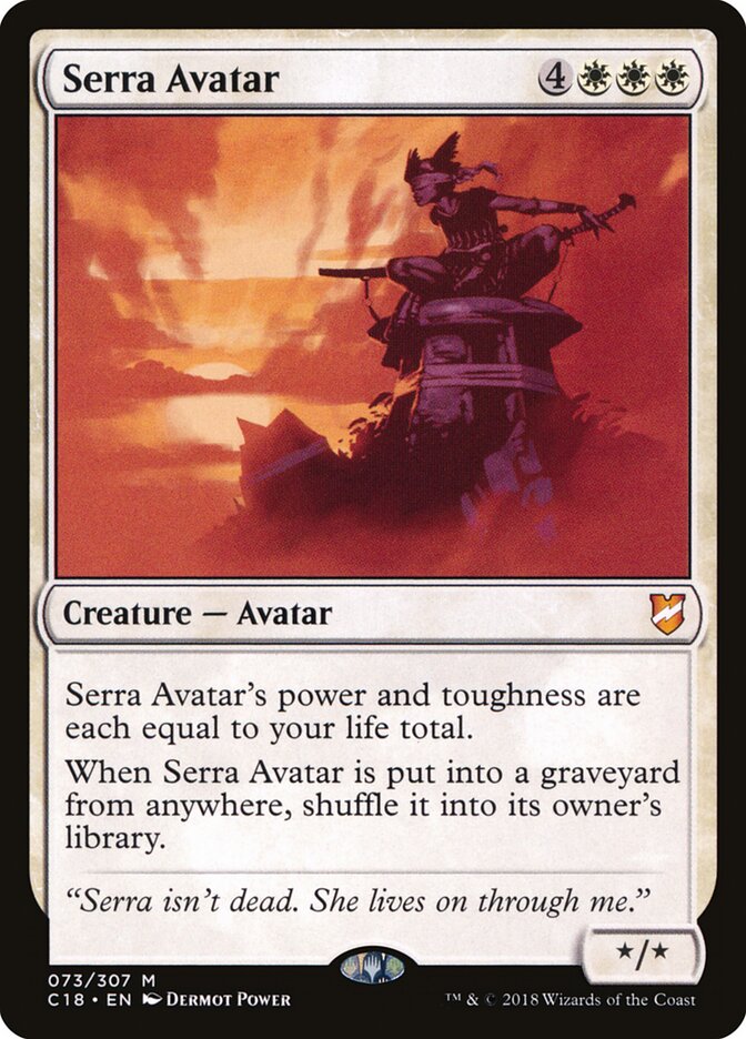 Serra Avatar (73) - Commander 2018 (C18)