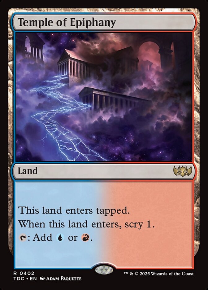 Temple of Epiphany (402) - Tarkir: Dragonstorm Commander (TDC)