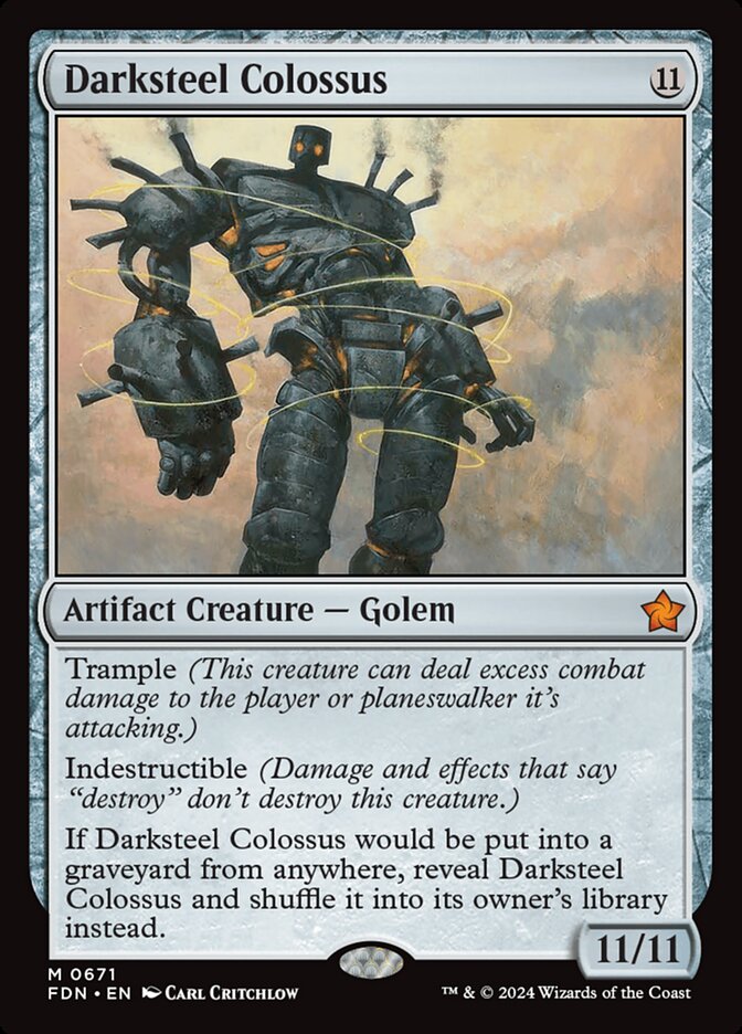 Darksteel Colossus (671) - Foundations (FDN)