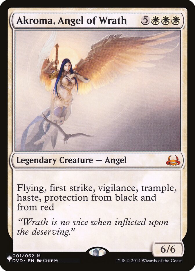 Akroma, Angel of Wrath (DVD-1) - The List (PLST)