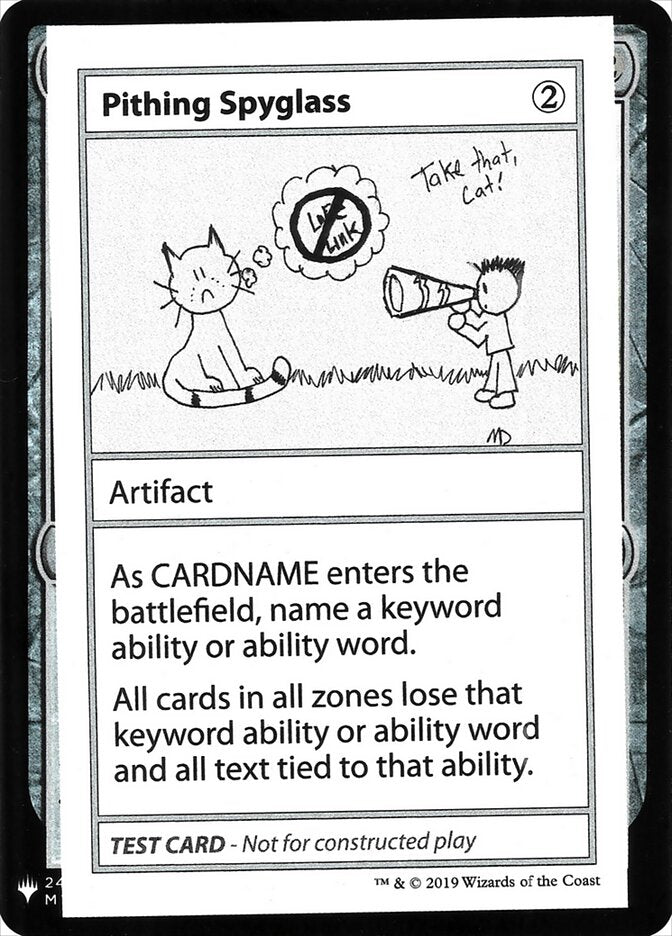 Pithing Spyglass (108) - Mystery Booster Playtest Cards 2019 (CMB1)